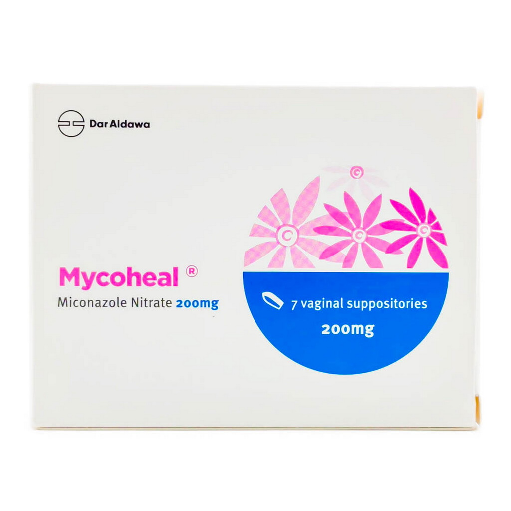 Mycoheal 200mg Vaginal Suppositories, Pack of 7’s
