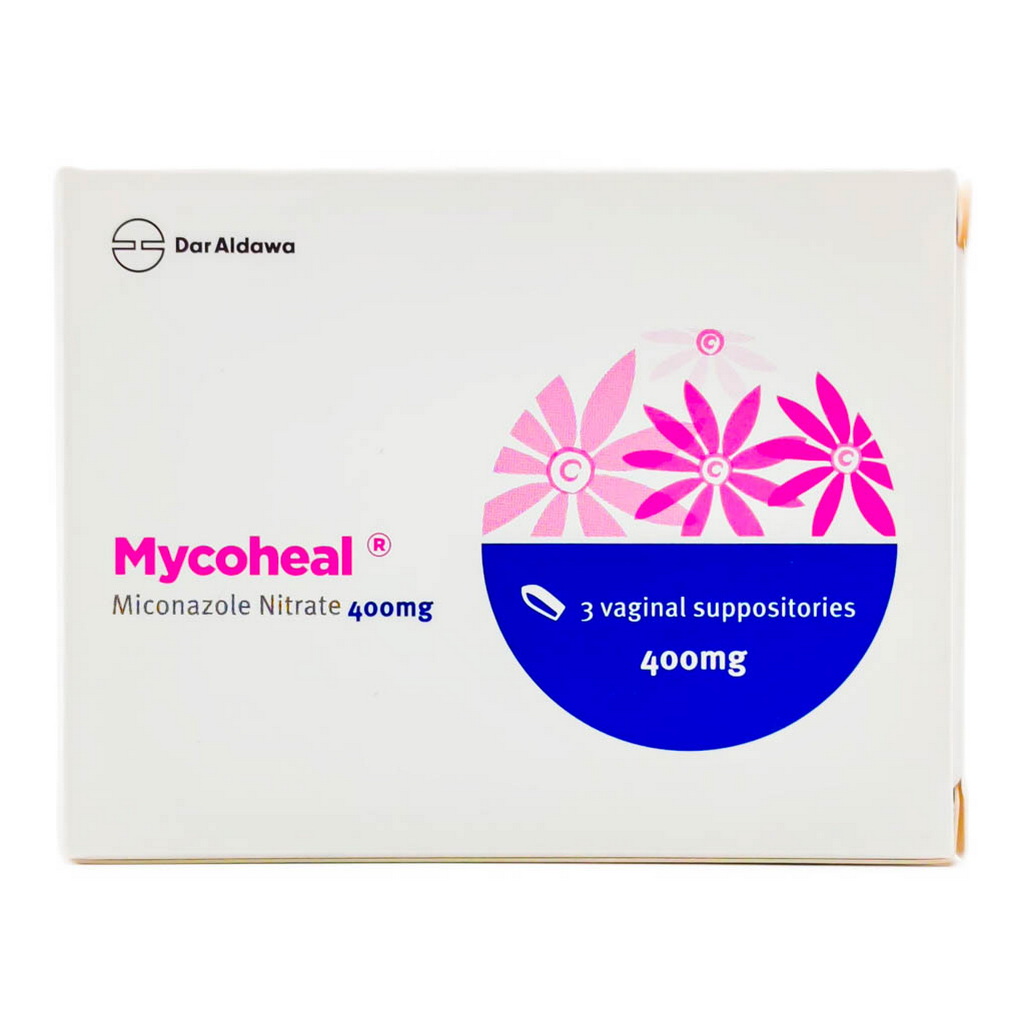 Mycoheal 400mg Vaginal Suppositories, Pack of 3’s