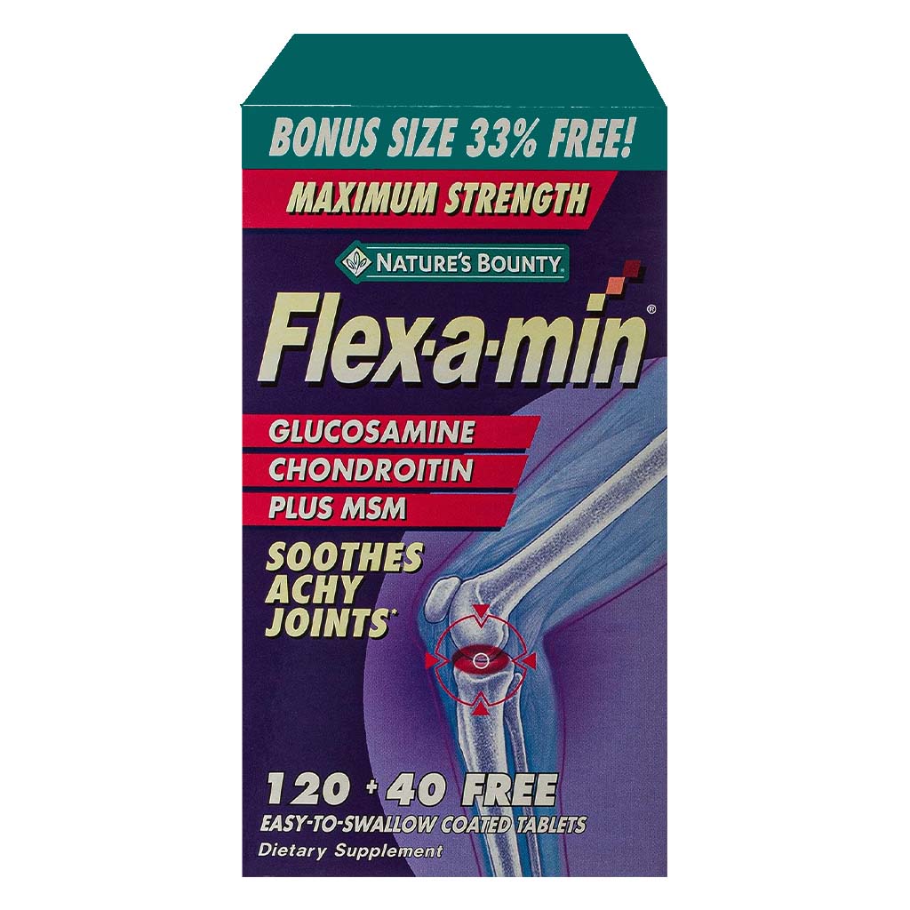 Natures Bounty Flex-a-min Maximum Strength Tablets 120's