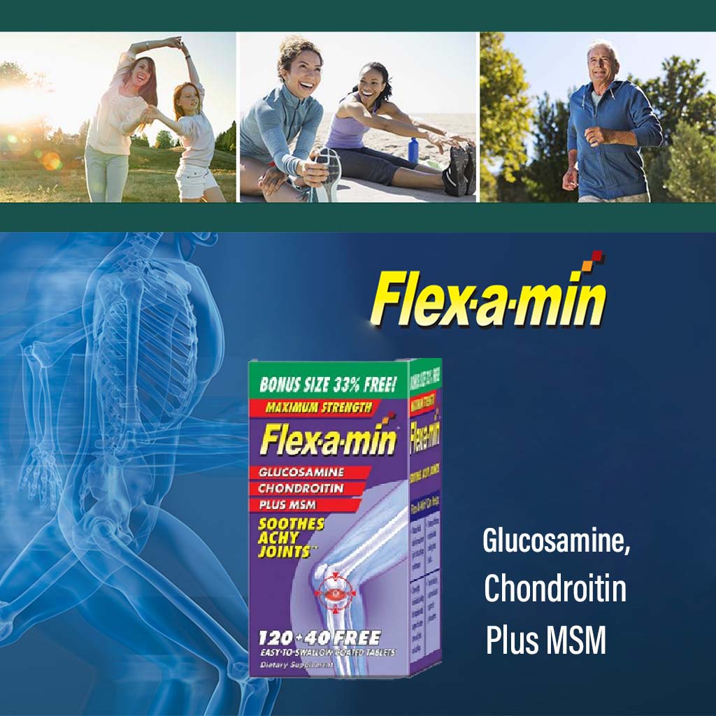 Natures Bounty Flex-a-min Maximum Strength Tablets 120's