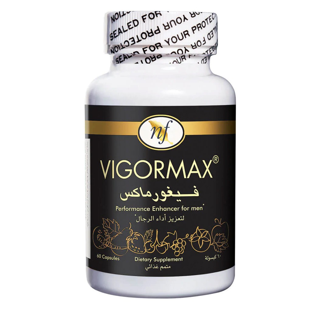 Natural Fervor Vigormax Performance Enhancer Capsules For Men 60's