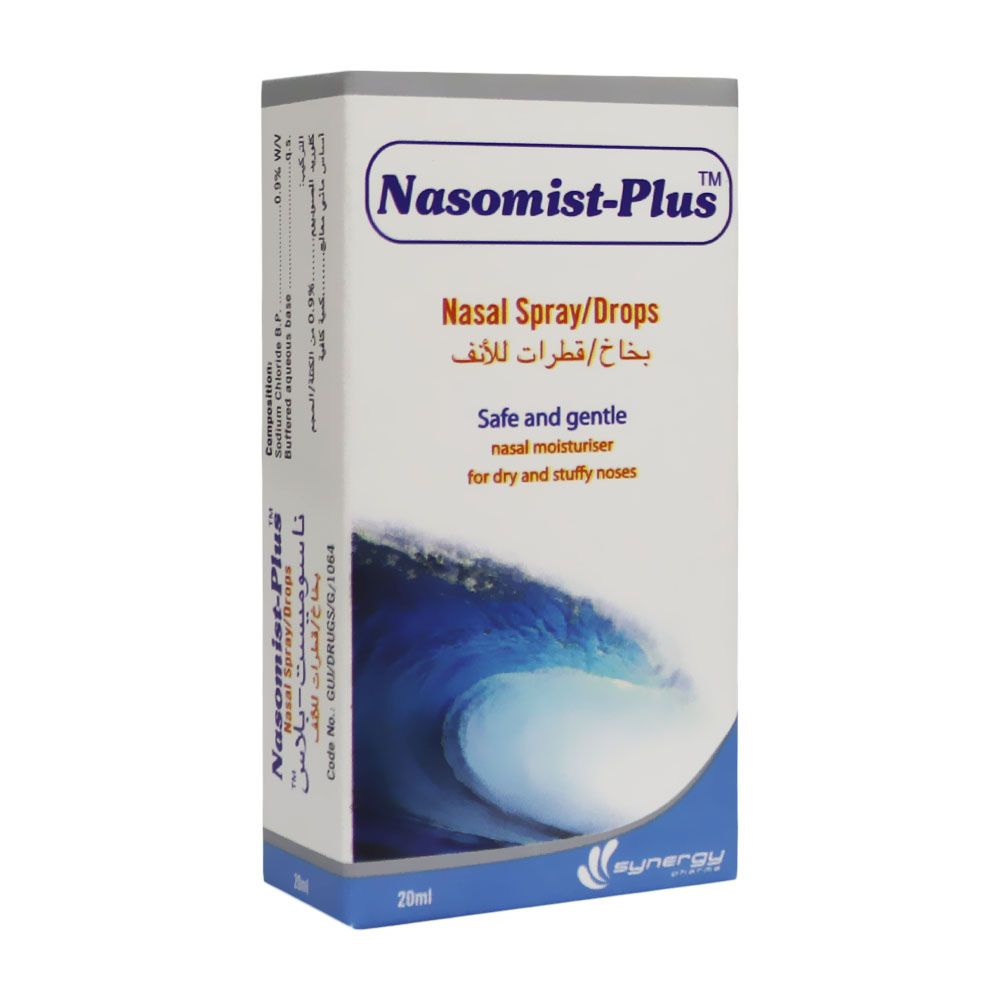 Nasomist-Plus Nasal Spray/Drops 20 mL