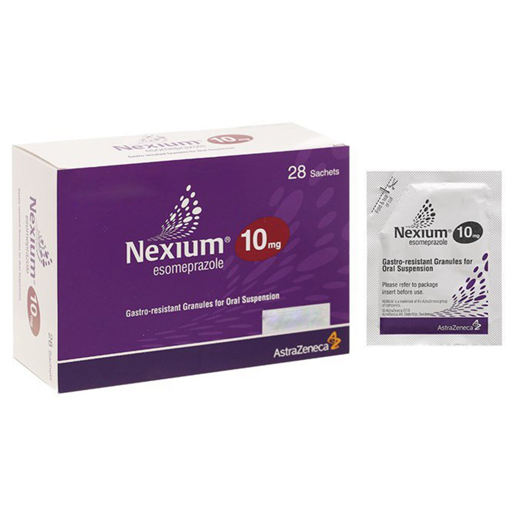 Nexium 10mg Esomeprazole Granules Sachets, Pack of 28's