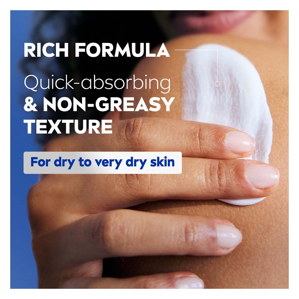 Nivea Rich Nourishing 72H Moisture Body Lotion For Dry To Very Dry Skin 250ml