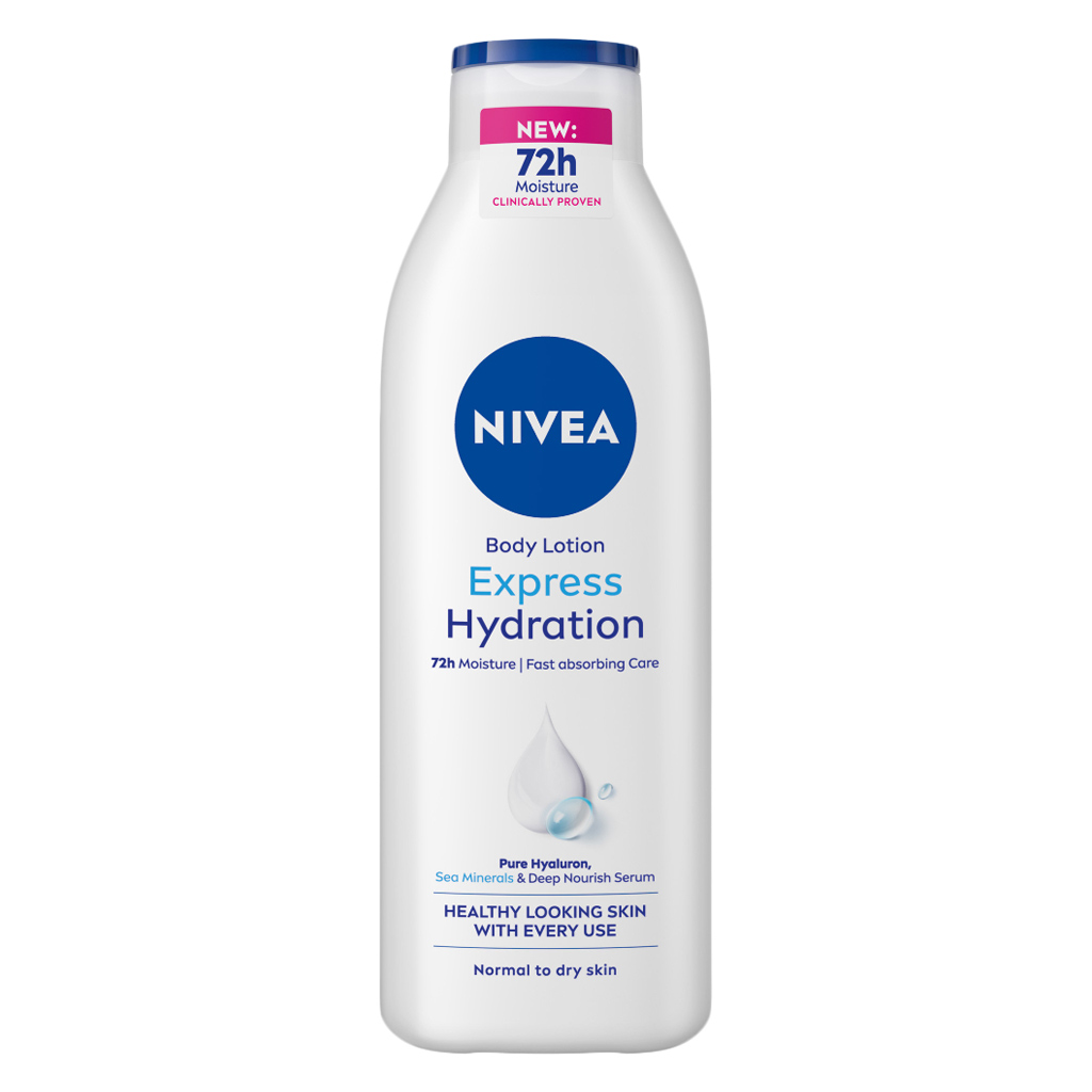 Nivea Express Hydration 72H Moisture Body Lotion For Normal To Dry Skin 250ml