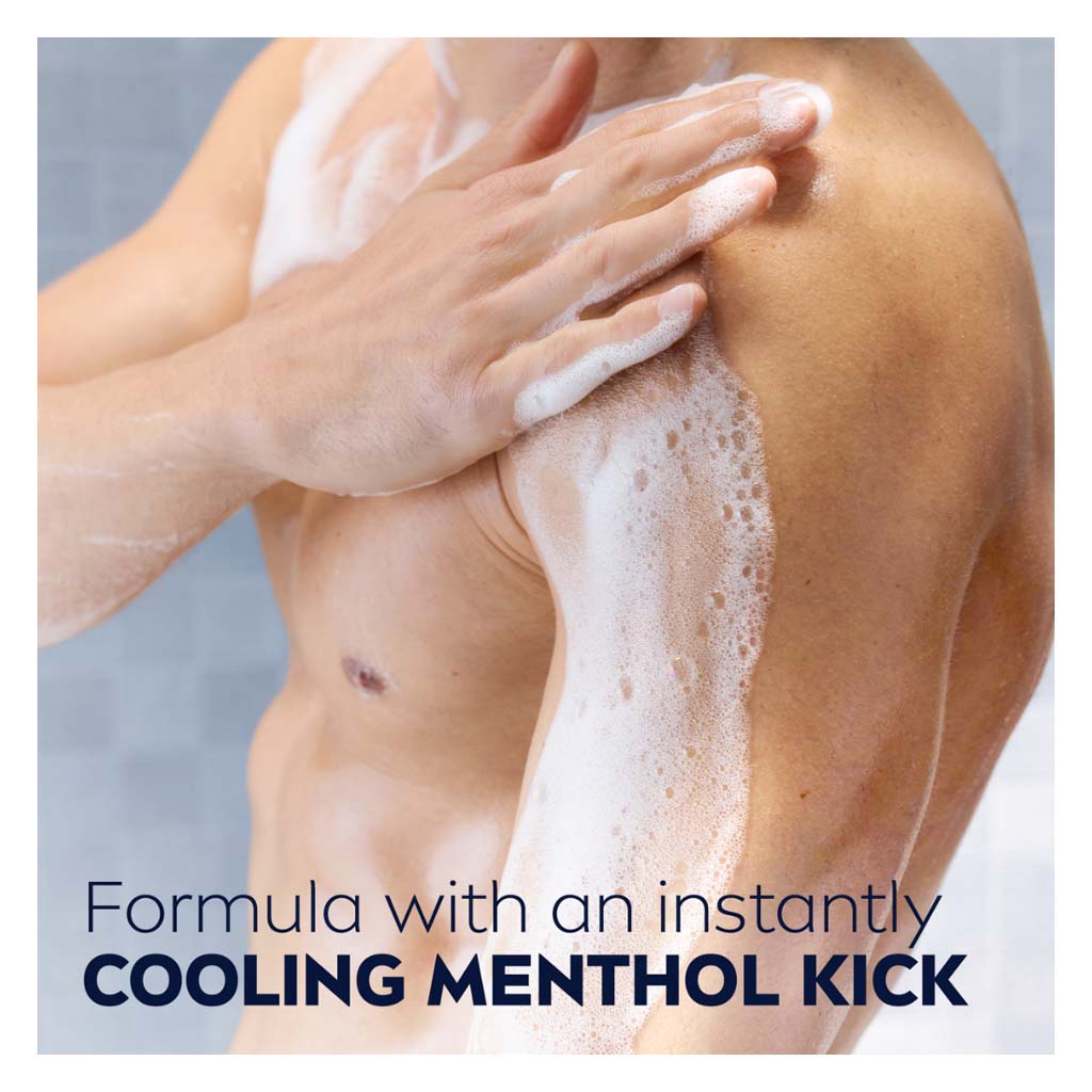 Nivea Men Cool Kick 24H Fresh Effect 3 in 1 Face, Body & Hair Shower Gel 250ml