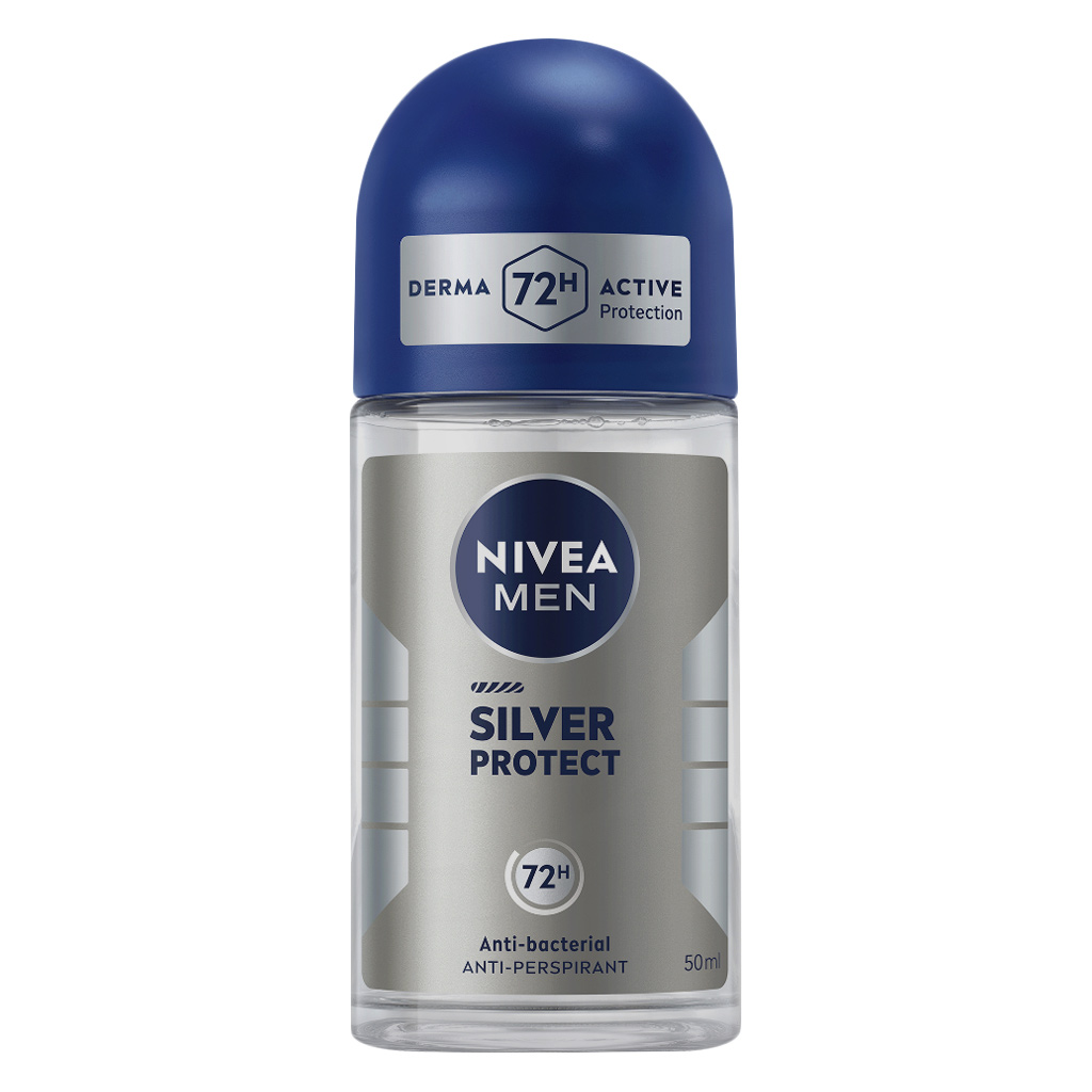 Nivea Men Silver Protect 72H Antiperspirant Deo Roll On 50ml