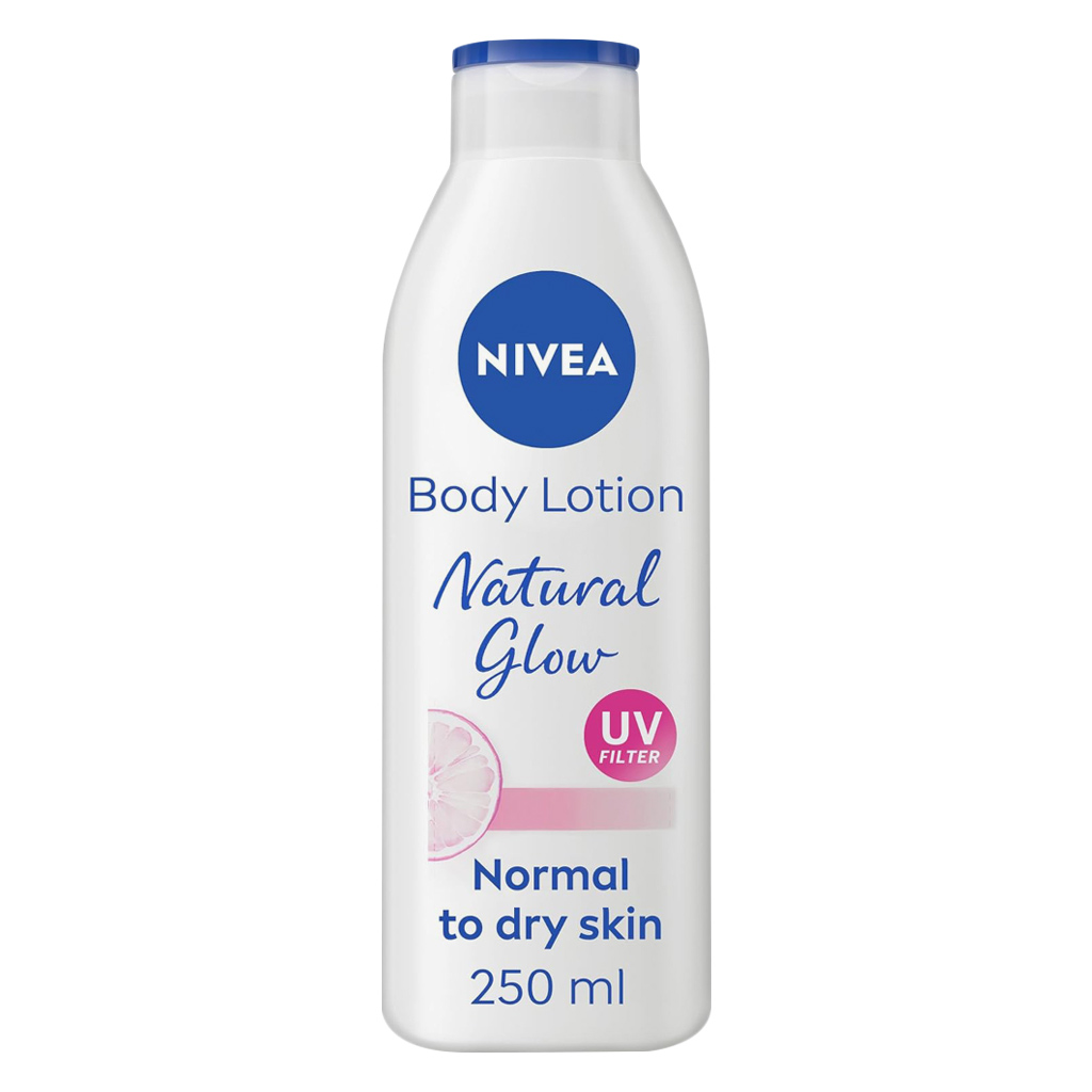 Nivea Natural Glow UV filter Body Lotion For Normal To Dry Skin 250ml