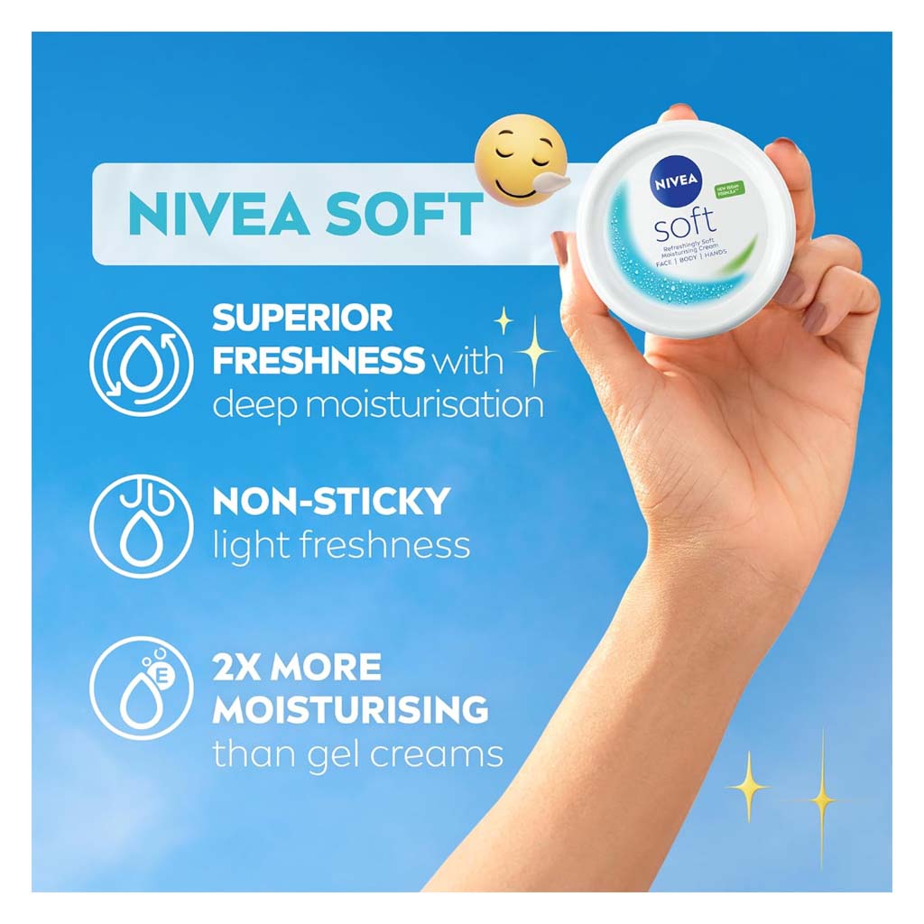 Nivea Soft Moisturizing Cream 200ml
