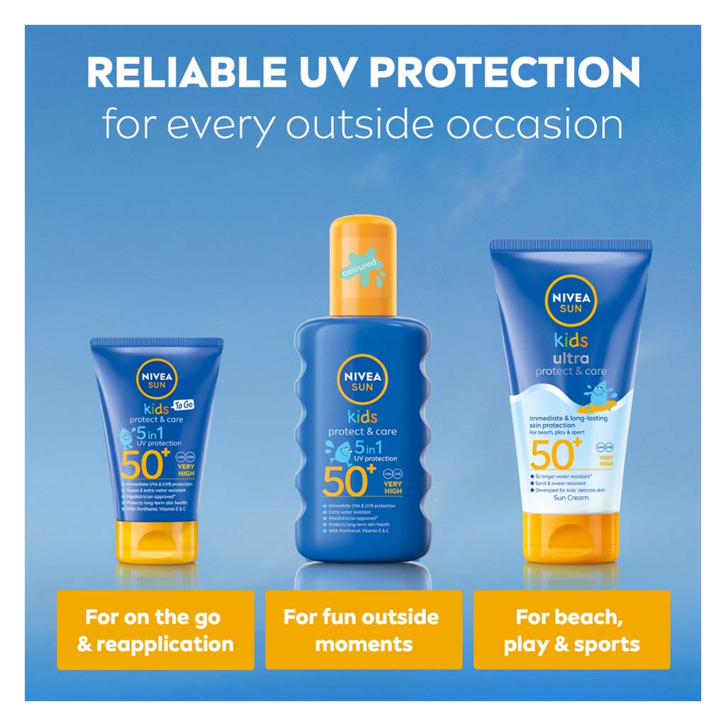 Nivea Sun Protect & Care SPF50+ Kids Sun Spray 200ml