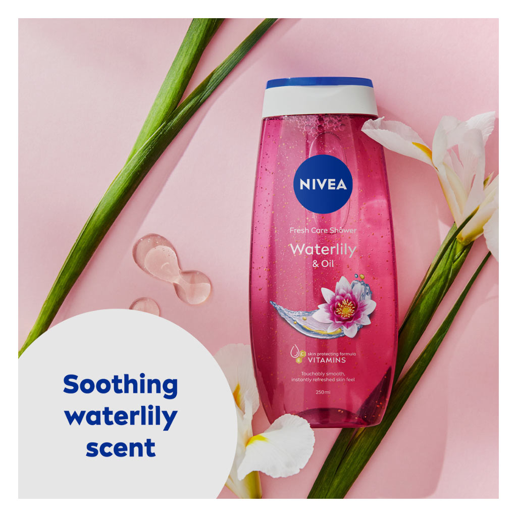 Nivea Waterlily & Oil Floral Scented Shower Gel 250ml