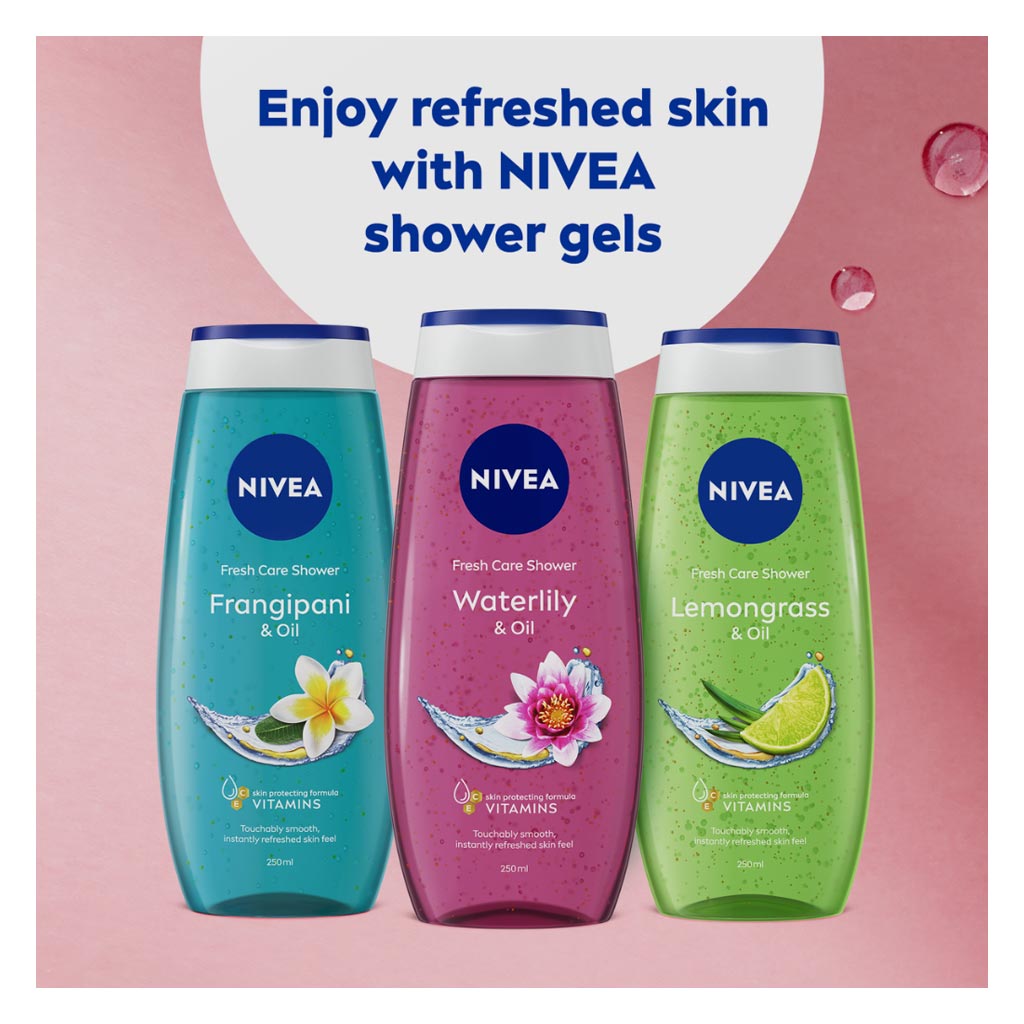 Nivea Waterlily & Oil Floral Scented Shower Gel 250ml
