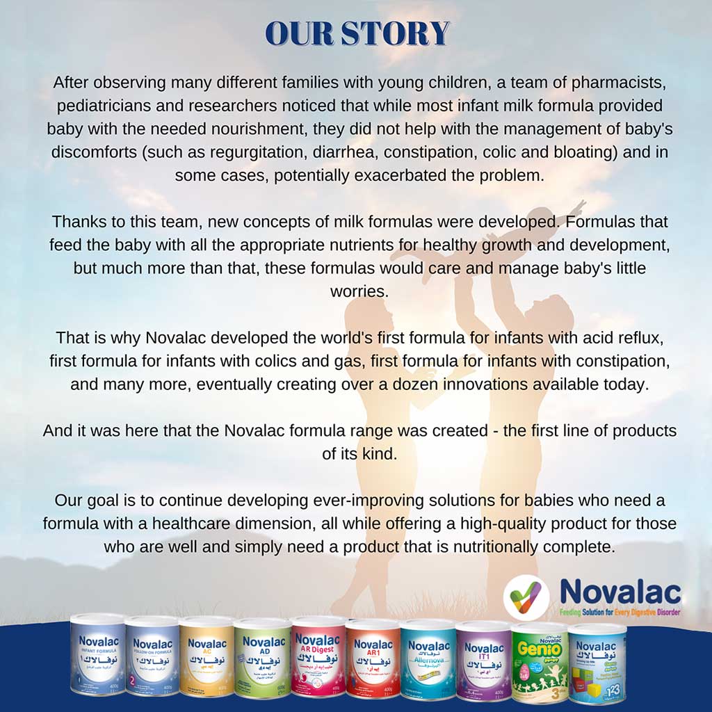 Novalac AC Anti colic Baby Milk Formula For 0 To 12 Months 400g