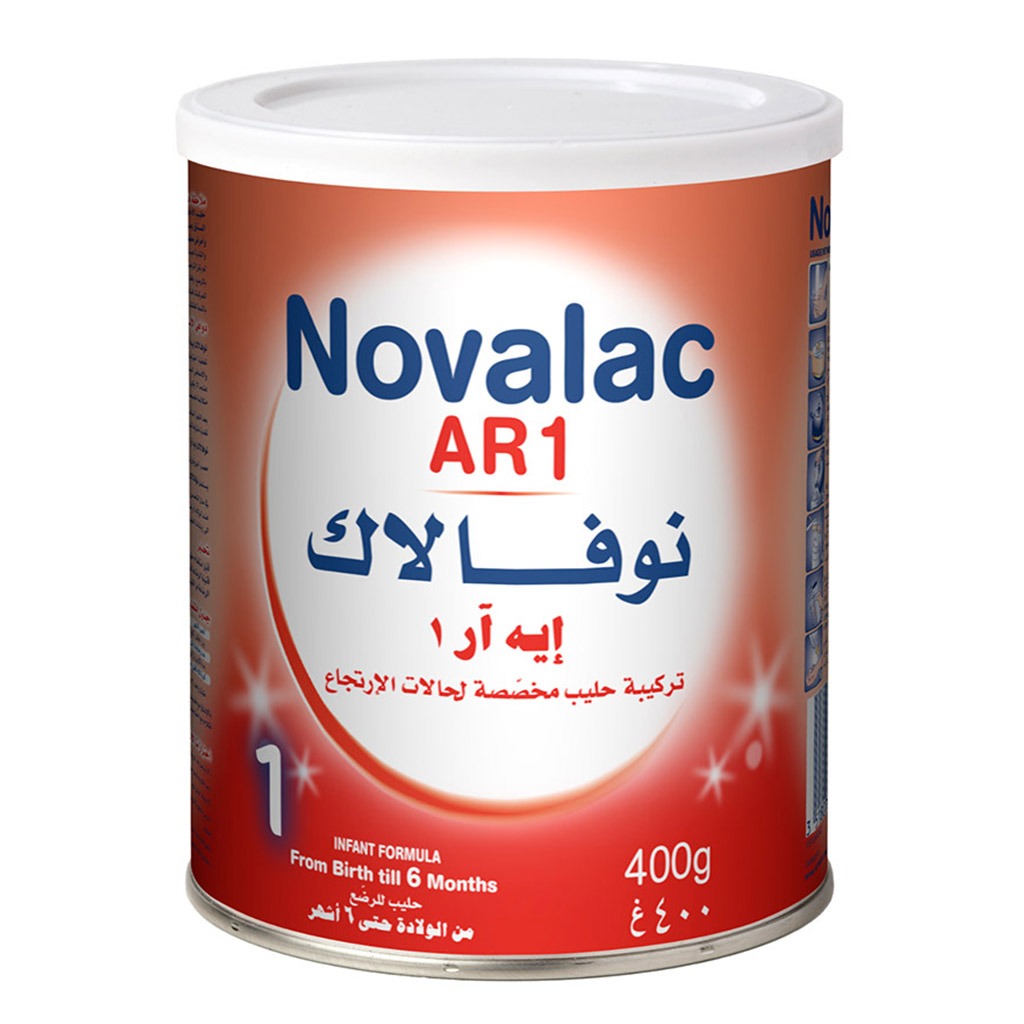 Novalac AR Stage 1 Anti Regurgitation Baby Milk Formula For 0 To 6 Months 400g