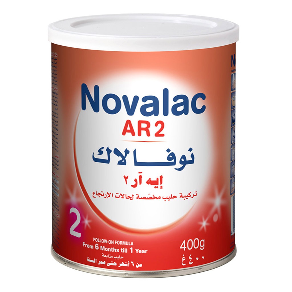 Novalac AR Stage 2 Anti Regurgitation Infant Milk Formula For 6 To 12 Months 400g