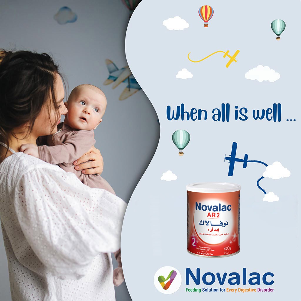 Novalac AR Stage 2 Anti Regurgitation Infant Milk Formula For 6 To 12 Months 400g