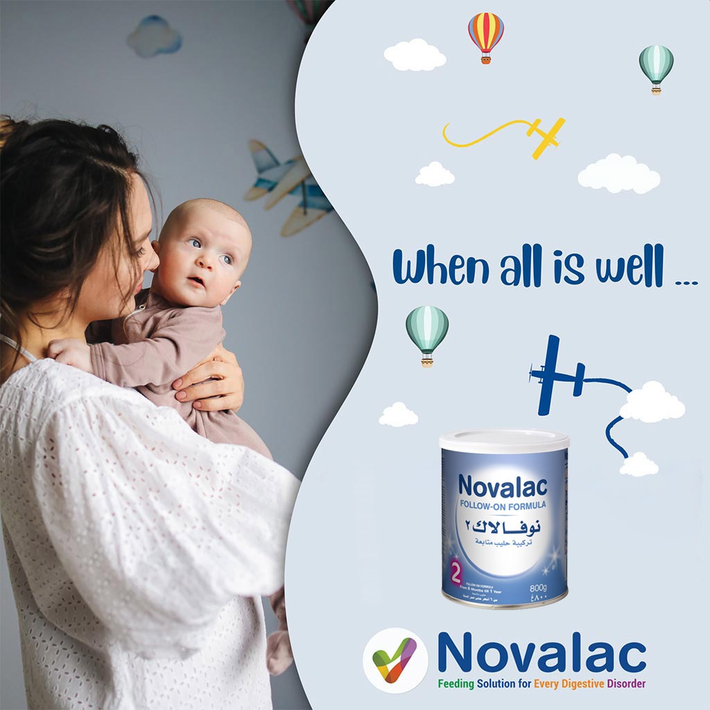 Novalac Stage 2 Infant Milk Formula For 6 To 12 Months 800g