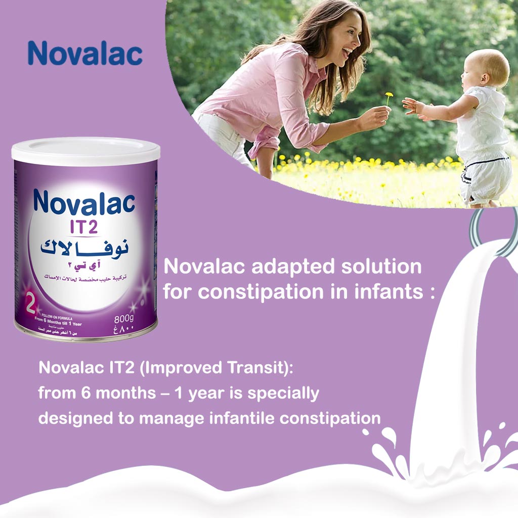 Novalac IT Stage 2 Improved Transit Infant Milk Formula For 6 To 12 Months 800g