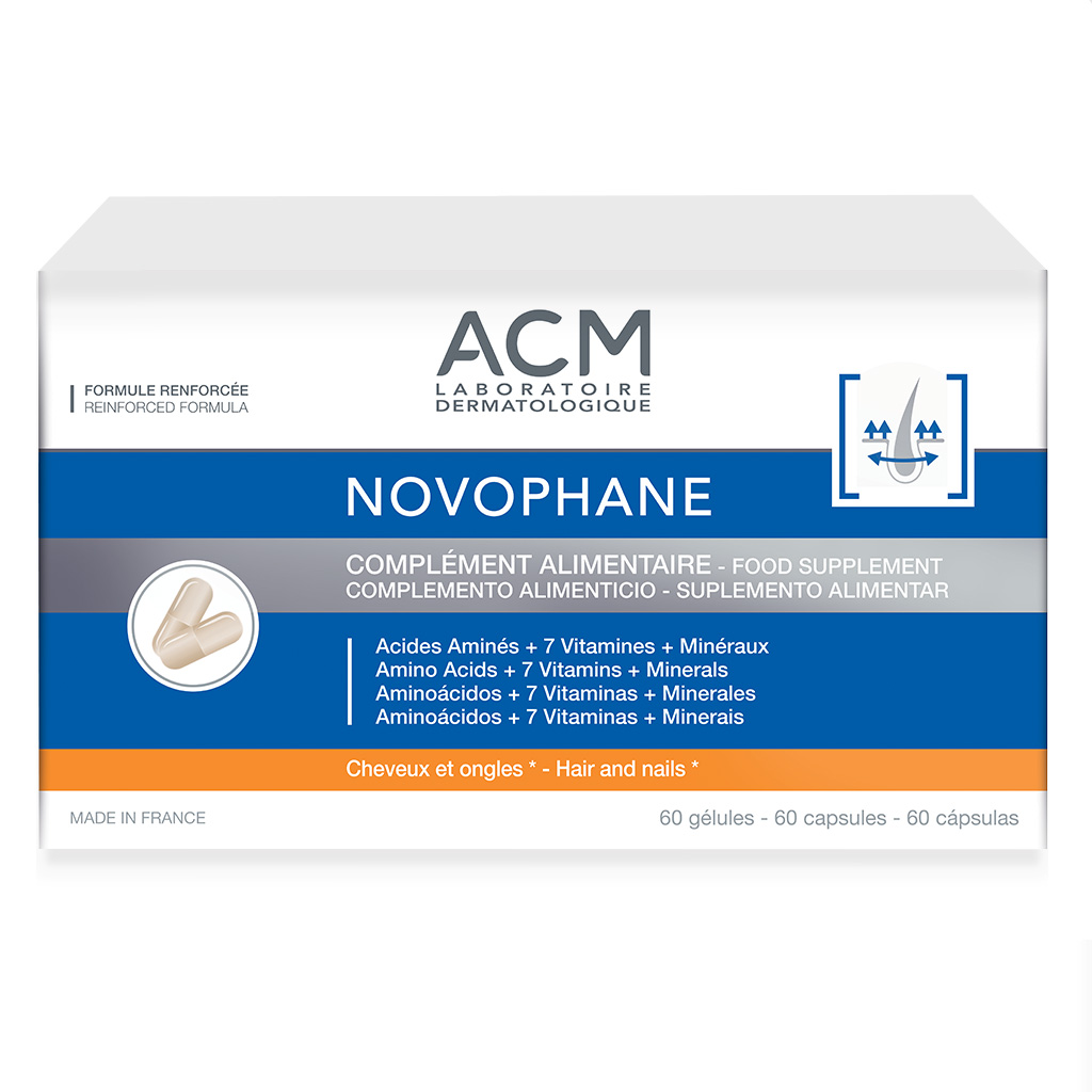 ACM Novophane Anti Hair Loss Complete Program Kit With Anti Hair loss Lotion 100ml, Novophane Capsules 60's & Energizing Shampoo 200ml