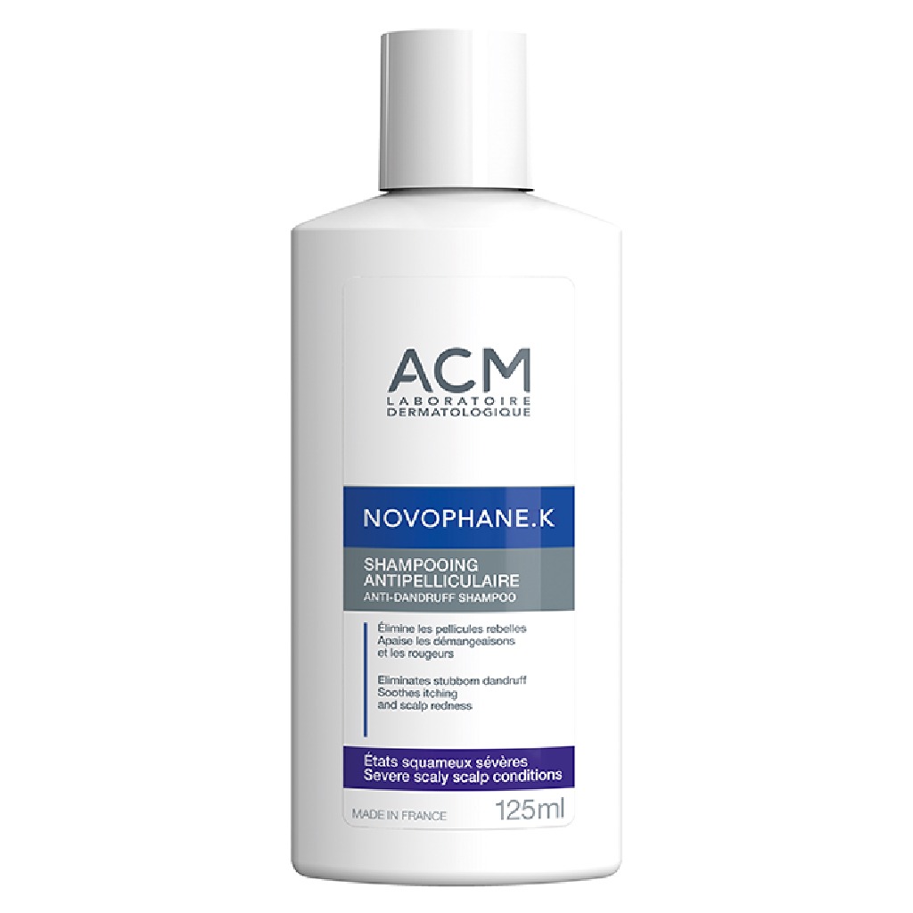 ACM Novophane K Anti-Dandruff Shampoo For Severe Scaly Scalp 125ml