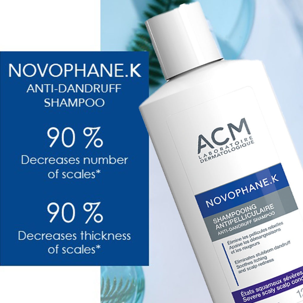 ACM Novophane K Anti-Dandruff Shampoo For Severe Scaly Scalp 125ml