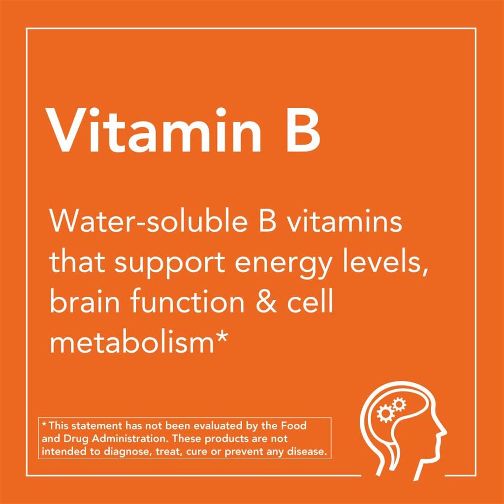 Now B-100 Vitamin B-Complex Capsules For Energy Production & Nervous System, Pack of 100's
