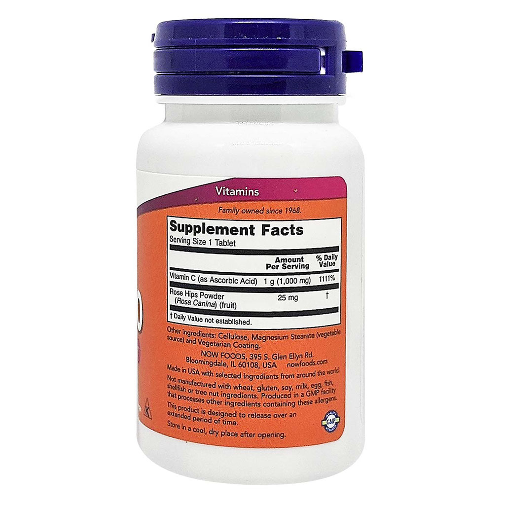 Now C-1000 Vitamin C Tablets For Antioxidant & Immune Support, Pack of 30's