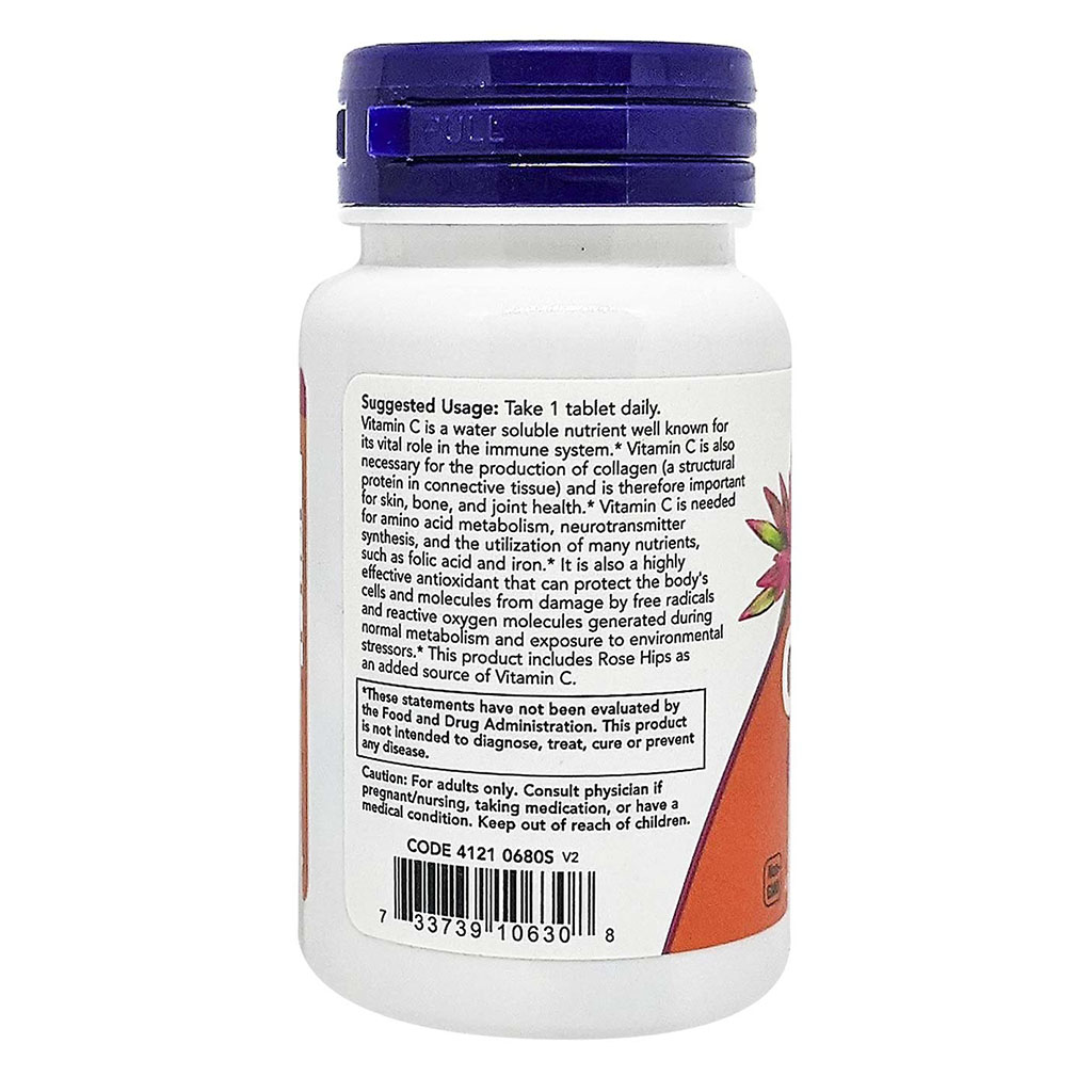 Now C-1000 Vitamin C Tablets For Antioxidant & Immune Support, Pack of 30's