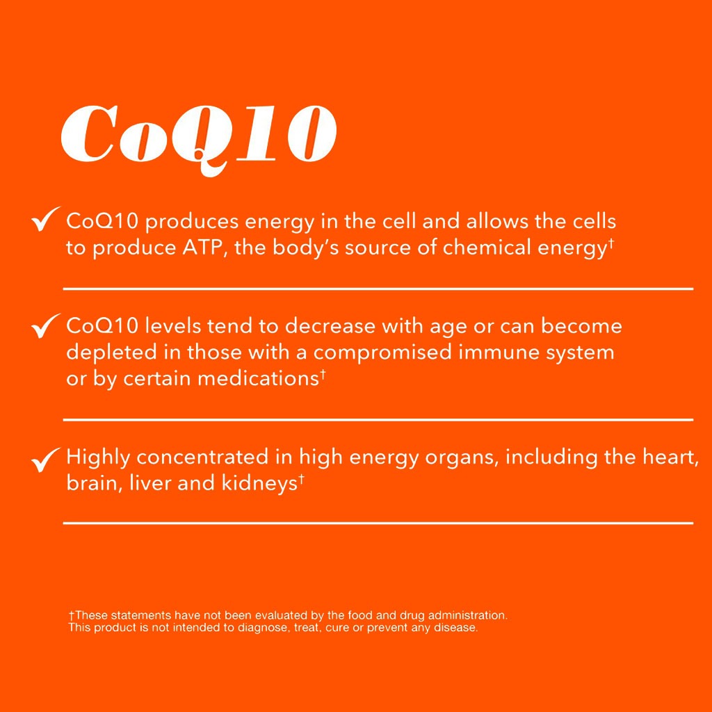 Now CoQ10 50mg Antioxidant Softgels For Heart Health & Energy, Pack of 50's