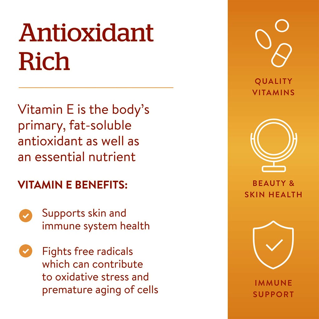 Now Vitamin E Liquid Drops, Plant Derived, For Antioxidant Support 30ml