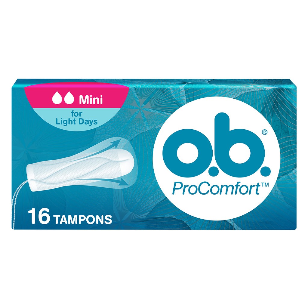 OB ProComfort Mini Tampons, Pack of 16's