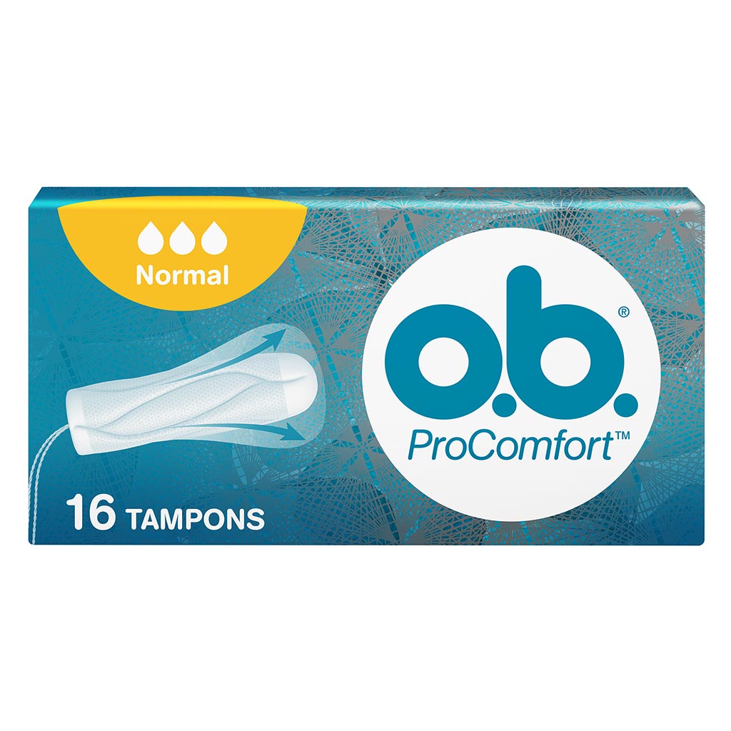 OB ProComfort Normal Tampons, Pack of 16's