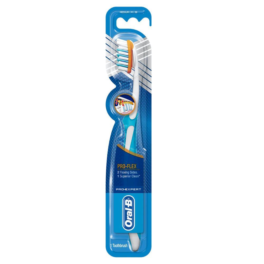 Oral-B Pro-Expert Pro-Flex 38 Medium Toothbrush, Pack of 1's