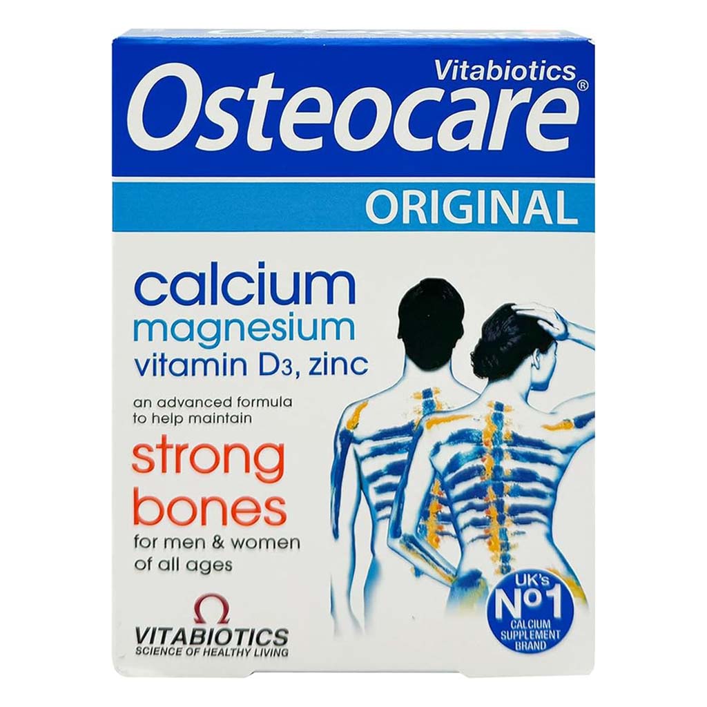 Vitabiotics Osteocare Tablets With Calcium, Magnesium, Vitamin D & Zinc, Pack of 30's
