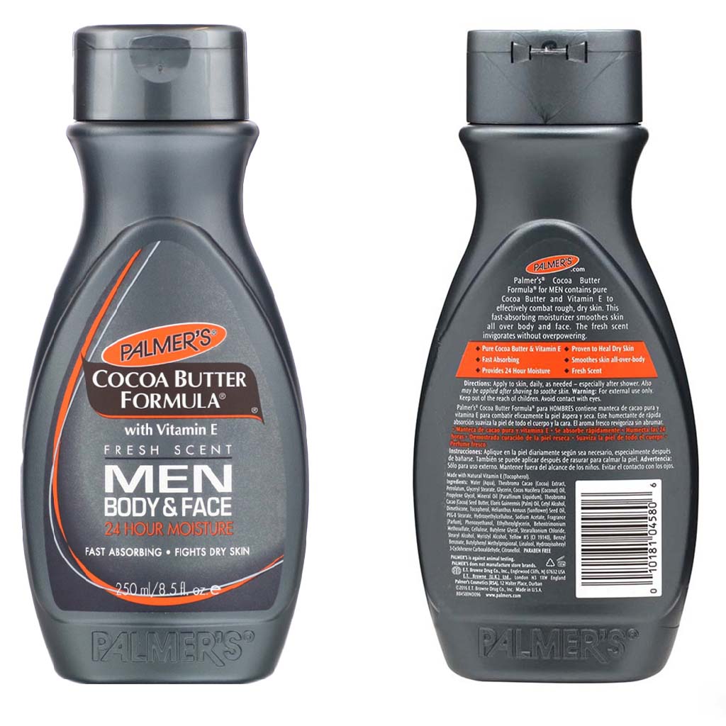 Palmer's Cocoa Butter Formula Men Body and Face Lotion 250 mL