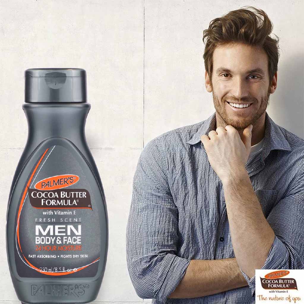 Palmer's Cocoa Butter Formula Men Body and Face Lotion 250 mL