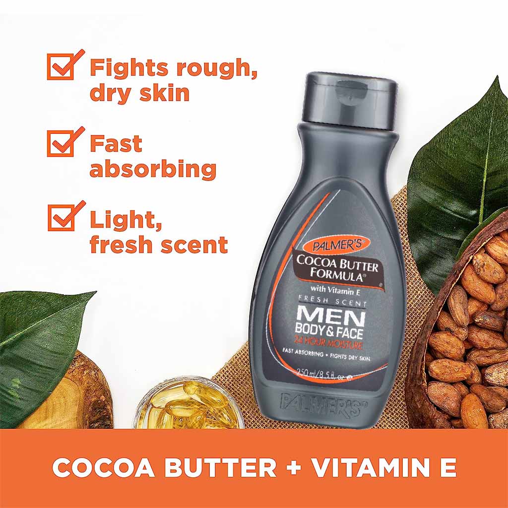 Palmer's Cocoa Butter Formula Men Body and Face Lotion 250 mL