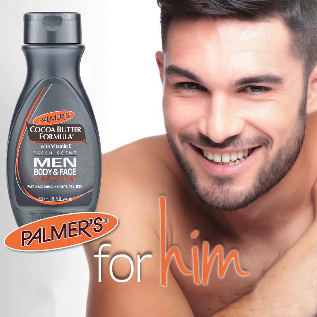 Palmer's Cocoa Butter Formula Men Body and Face Lotion 250 mL