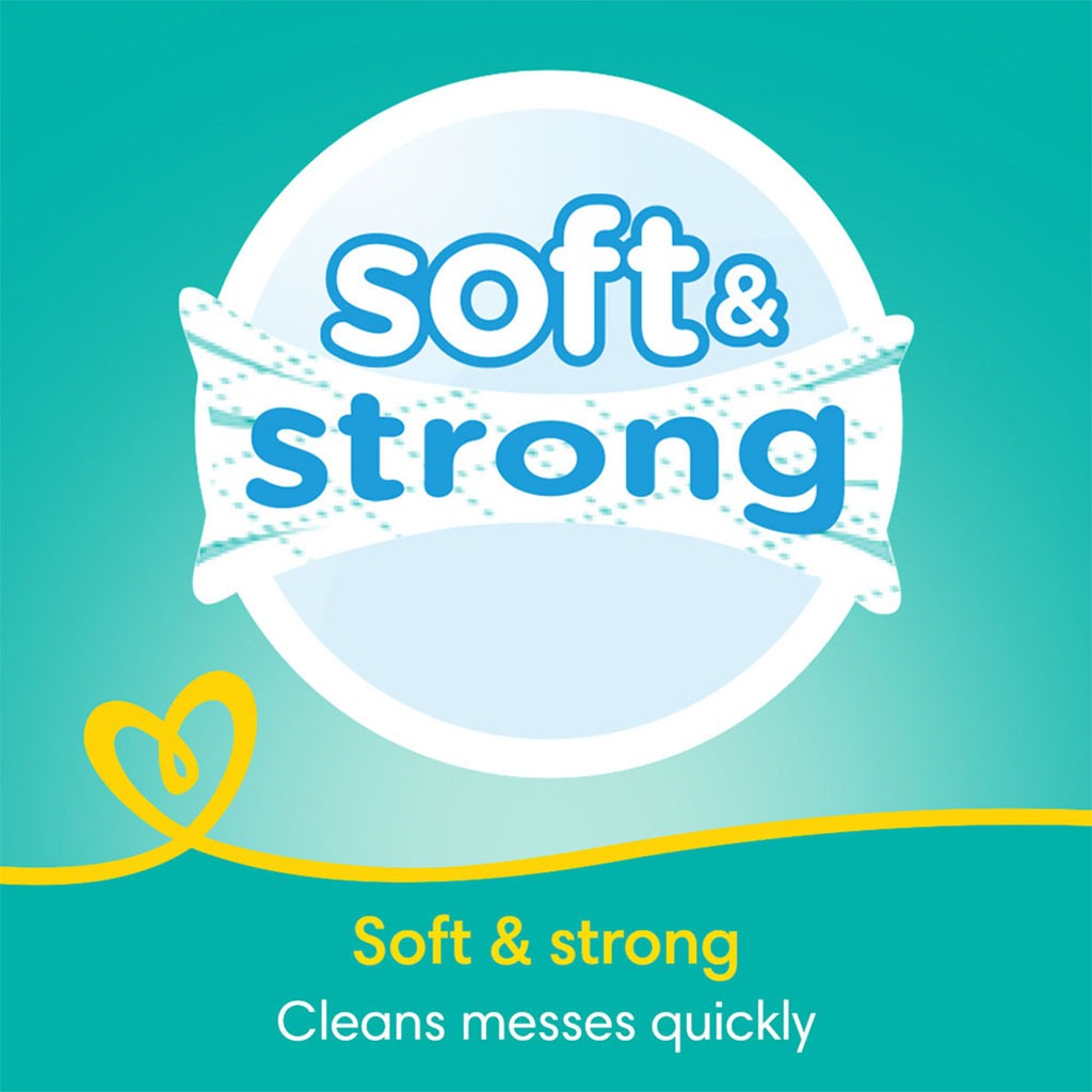 Pampers Complete Clean Baby Wet Wipes With Aloe Vera, Pack of 64's