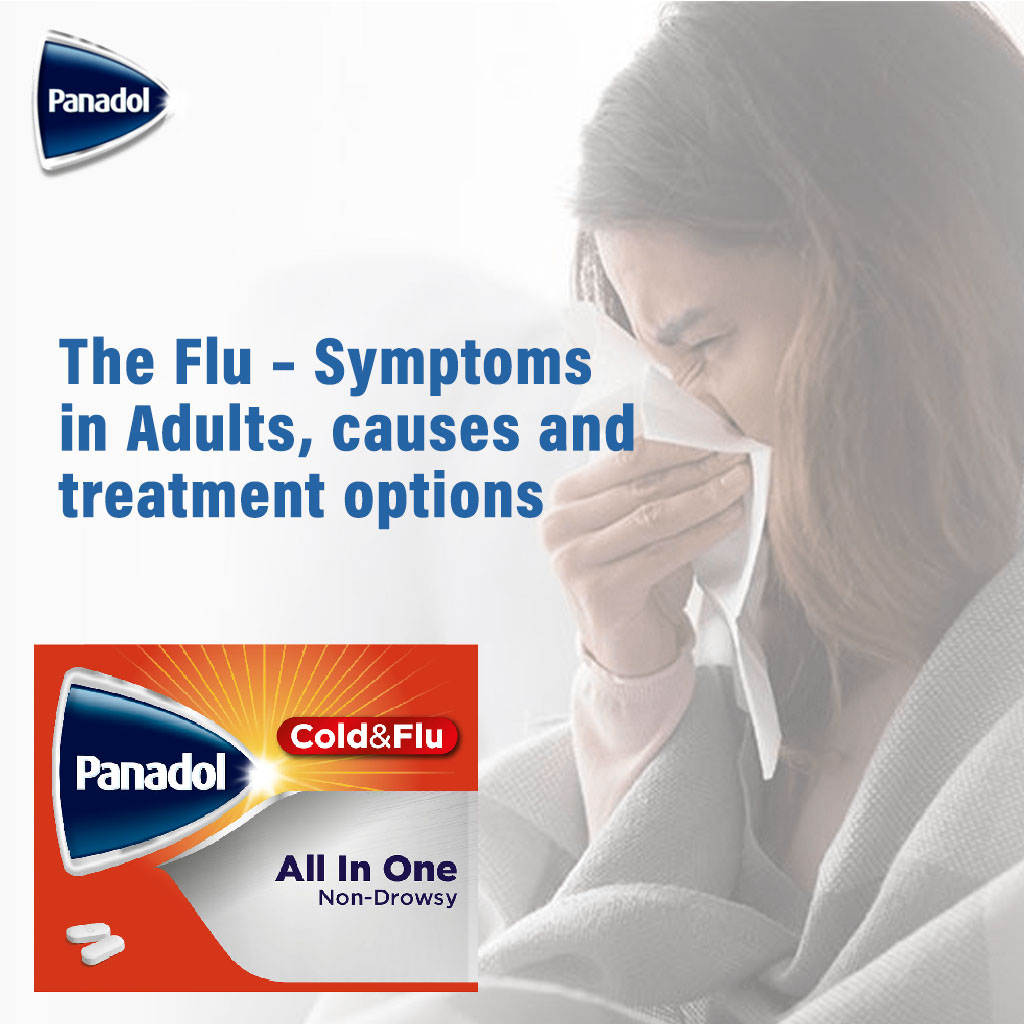 Panadol Cold & Flu - ALL IN ONE Tablets For Fever, Cold & Flu, Pack of 24's