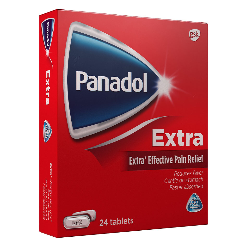 Panadol Extra Tablets For Fever And Pain Relief, Pack of 24's