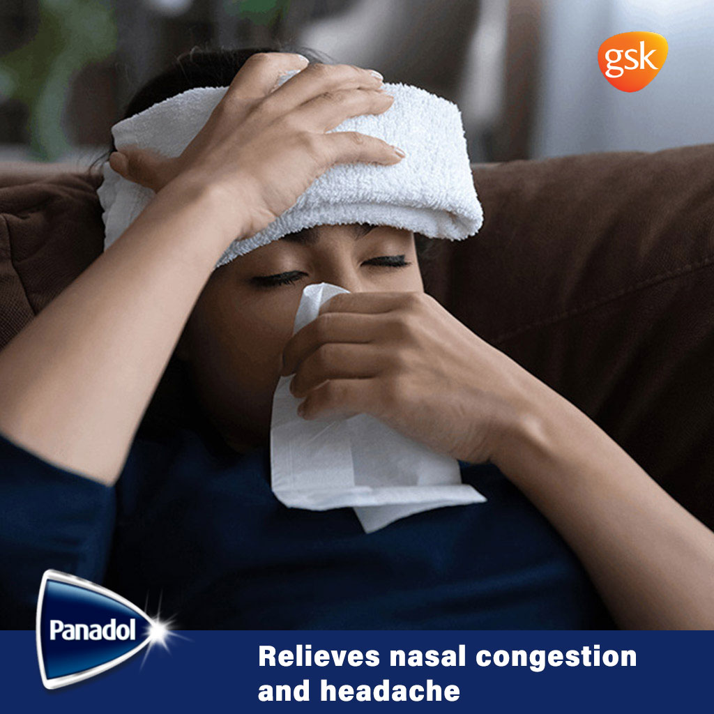 Panadol Sinus Caplets For Sinus Pain, Nasal Congestion & Headache, Pack of 24's