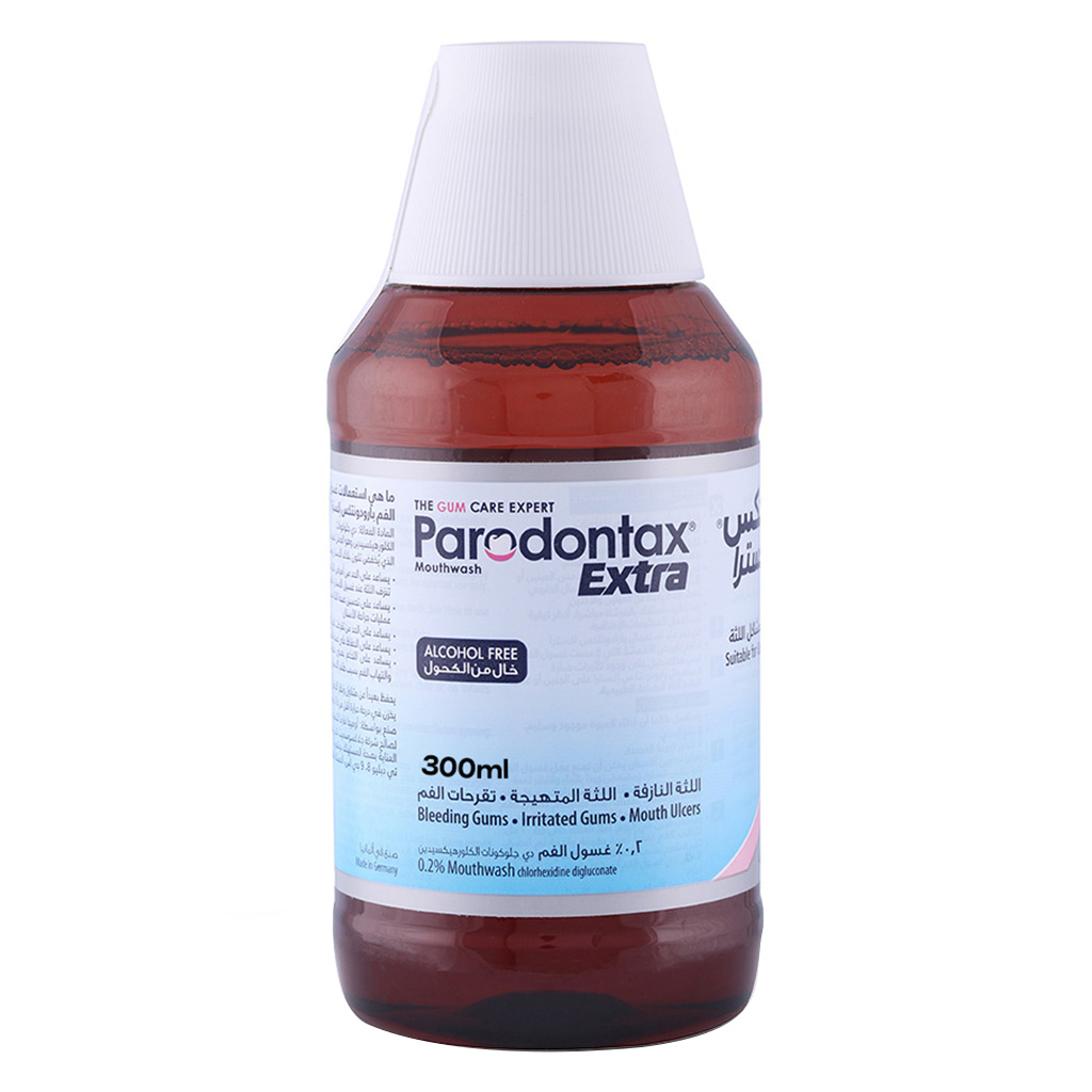 Parodontax Daily Mouthwash For Active Gum Health, Antiplaque & Antigingivitis Mouth Rinse, Alcohol Free 300ml