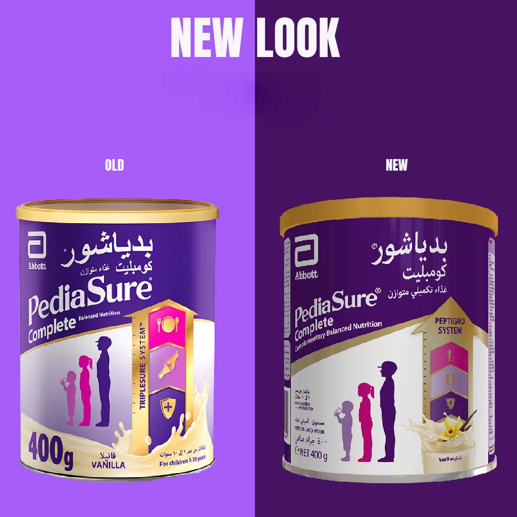 PediaSure Complete Peptrigro Growing Up Children’s Milk Formula For 1 to 10 Years Vanilla Flavour 400g