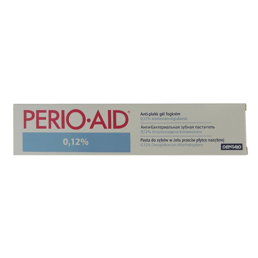 Perio Aid 0.12% Anti Plaque Gel Toothpaste 75 mL