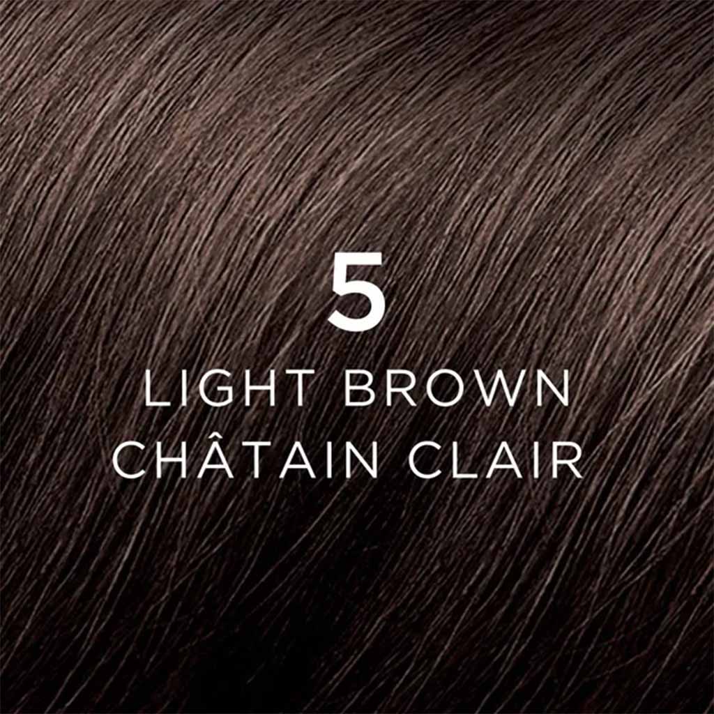 Phyto Phyto Color Permanent Hair Color Treatment Kit With Milk Developer & Colouring Cream, Shade 5 Light Brown