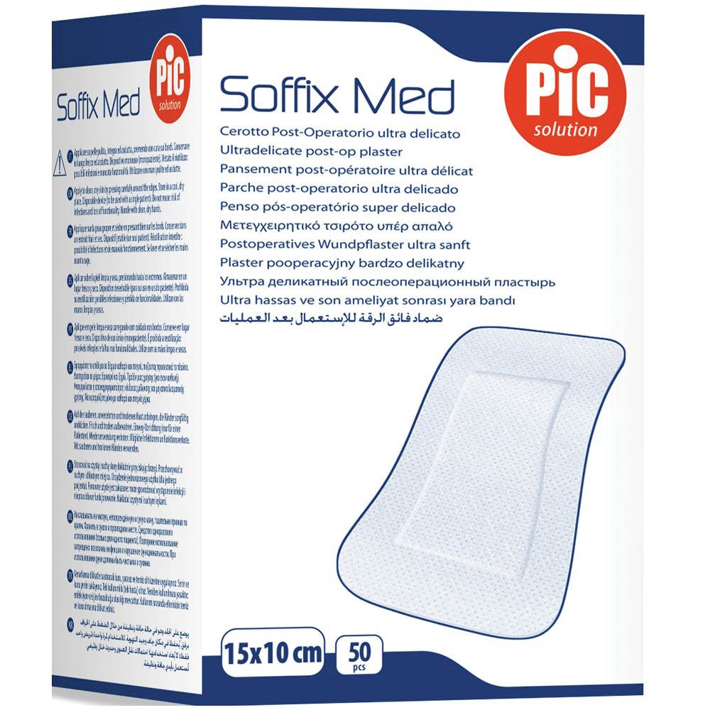 Pic Soffix Med Plaster 15cm X 10cm 50's