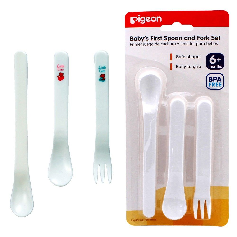 Pigeon Baby's First Spoon and Fork Set 03310