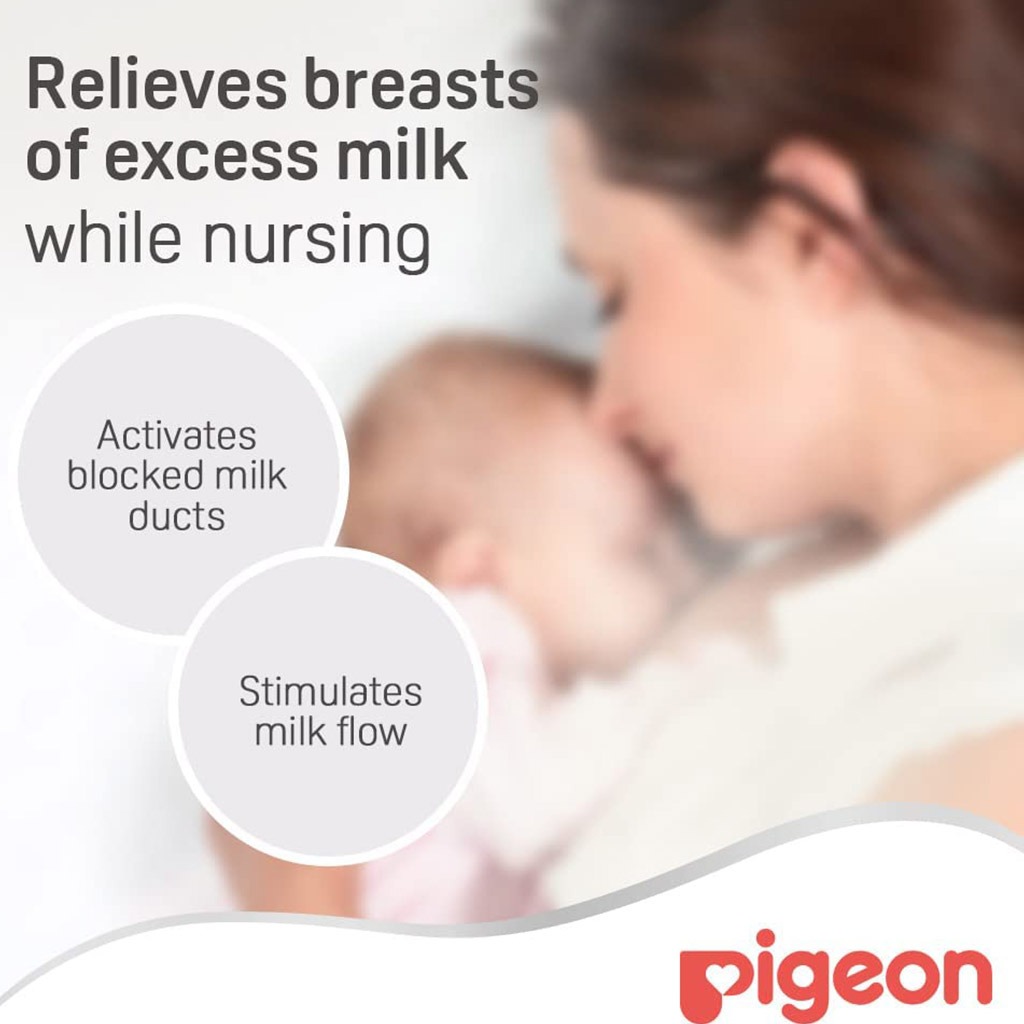 Pigeon Breast Care Pump With Glass Shield - Pink