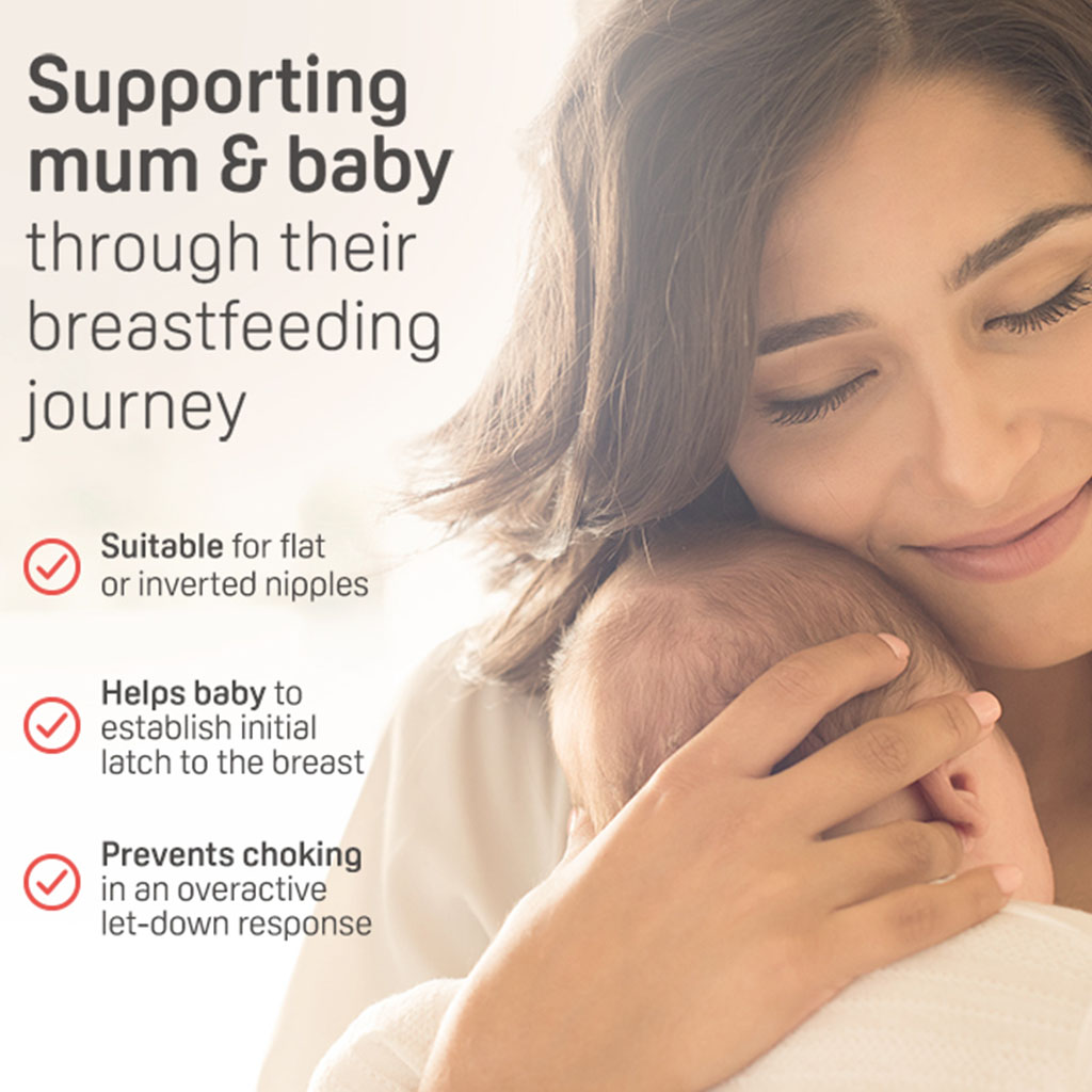 Pigeon Natural Feel Nipple Shield With Case, Size 2: 13 To 16mm, Pack of 2's